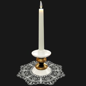 candlestick doily candles model