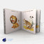 3D model book children open