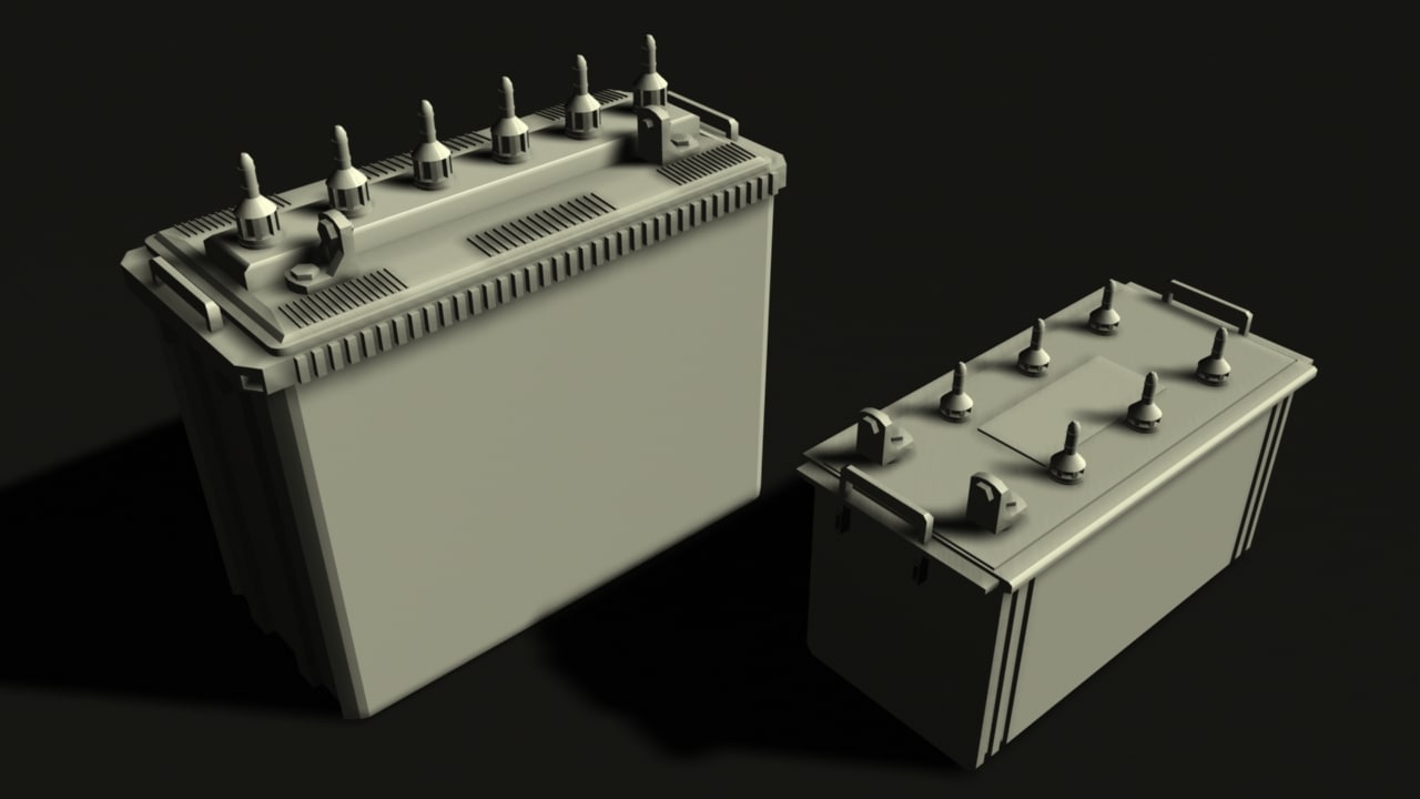 Free battery model - TurboSquid 1151676