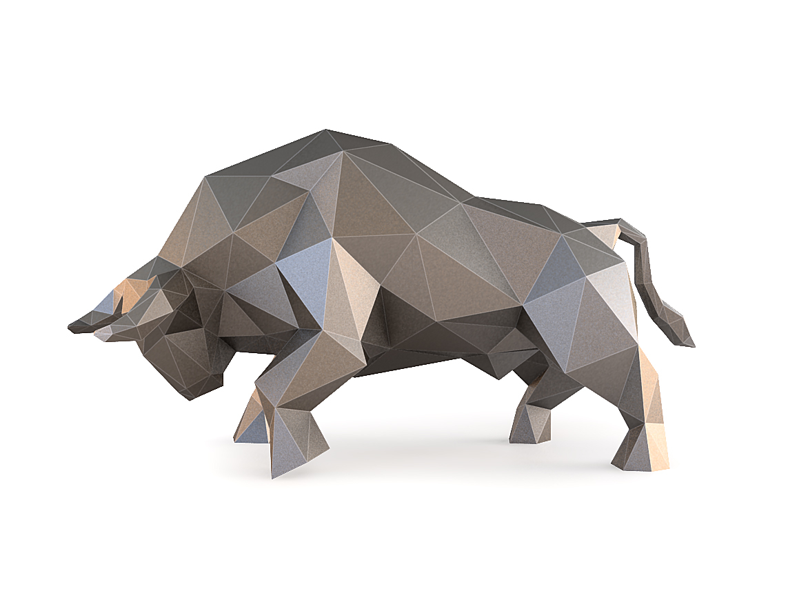 Bull Stl 3d Model Turbosquid 1151856 7098