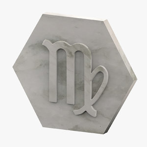 marble virgo 3D model
