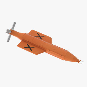 3D model gbu-43 b mother bombs