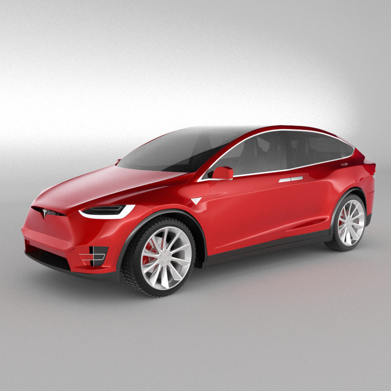 Tesla x 3D model - TurboSquid 1152305