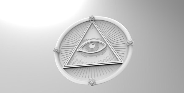 3D all-seeing eye