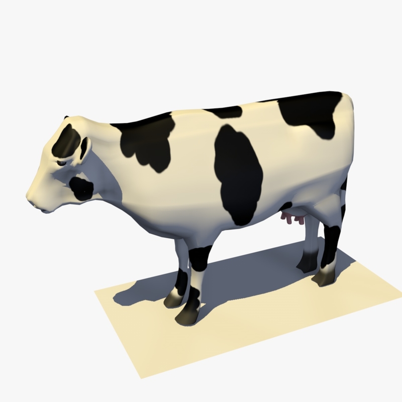 realistic cow toy