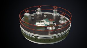 3D nuclear installation model
