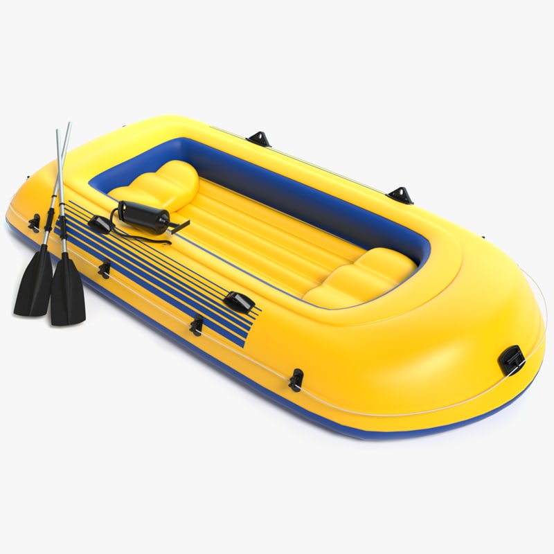 3D inflatable boat model TurboSquid 1152819