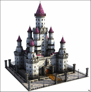 3D castle fantasy