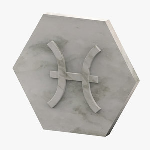 3D marble pisces