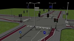 traffic stuff 3D model
