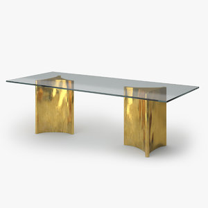 Restoration Hardware Dalton Rectangular Model Turbosquid 1153132 Restoration Hardware Dalton Rectangular
