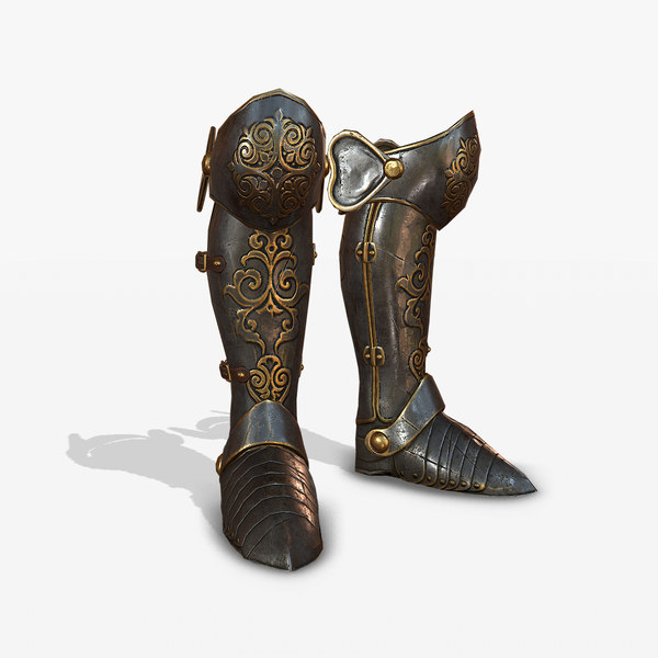 Medieval armor boots 3D - TurboSquid 1153142