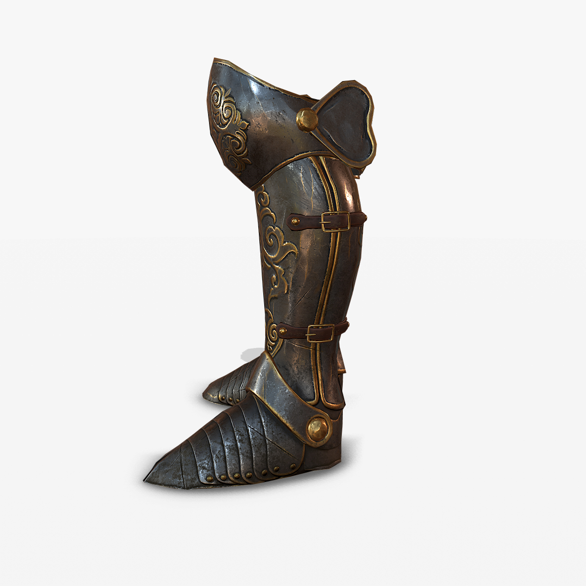 Medieval armor boots 3D - TurboSquid 1153142