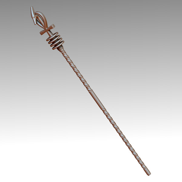 3D egyptian scepter model TurboSquid 1153165