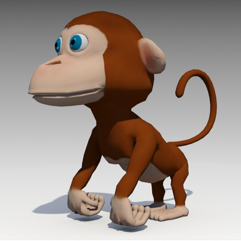 Monkey 3D Model View