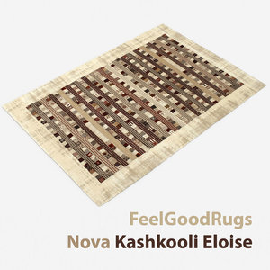 wool modern carpet rug 3D model