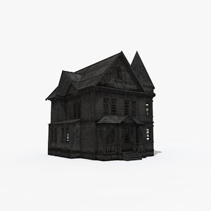 old house interior 3D