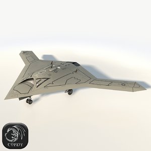northrop grumman x-47b 3D