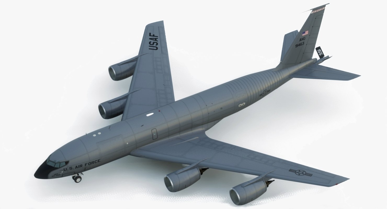 3D kc135 stratotanker usaf model TurboSquid 1153240
