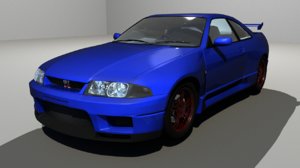 3D nissan skyline model