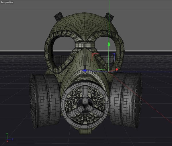 Gas Mask Blender Models for Download TurboSquid