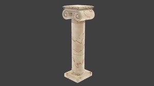 greek column 3D model