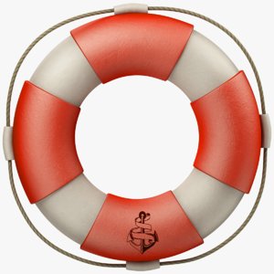 3D model lifebuoy life buoy