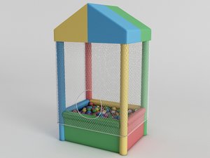3D model ball pit