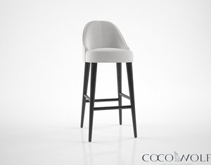 3D model coco wolf zave bar stool