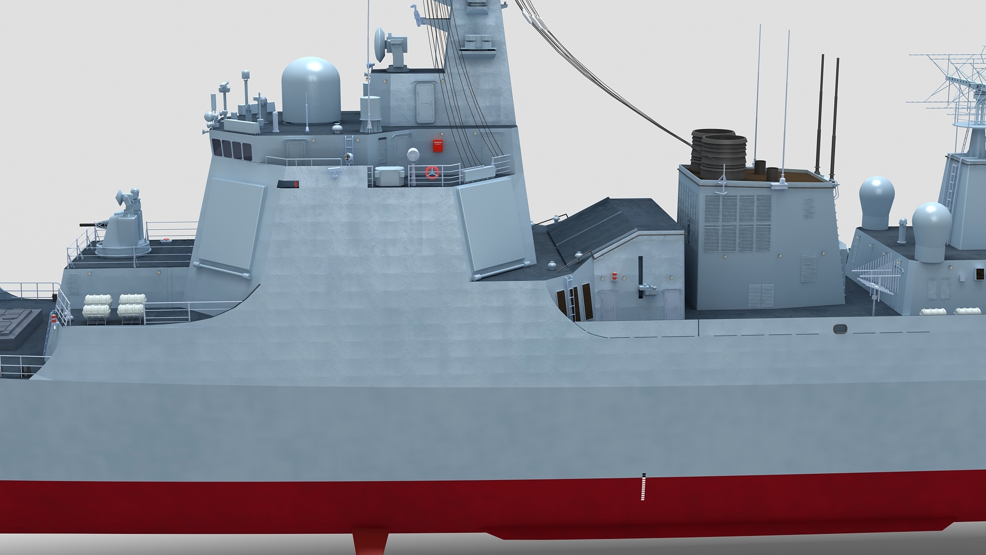 Chinese type 052d destroyer model - TurboSquid 1153716