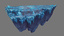 3D model iceberg ice
