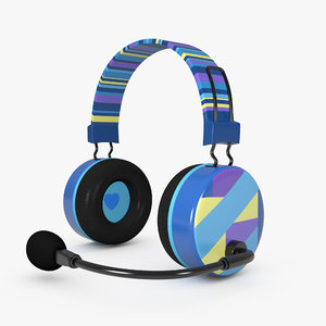 headphones 3D model