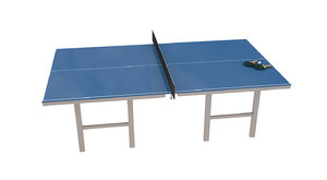 3D ping pong table model