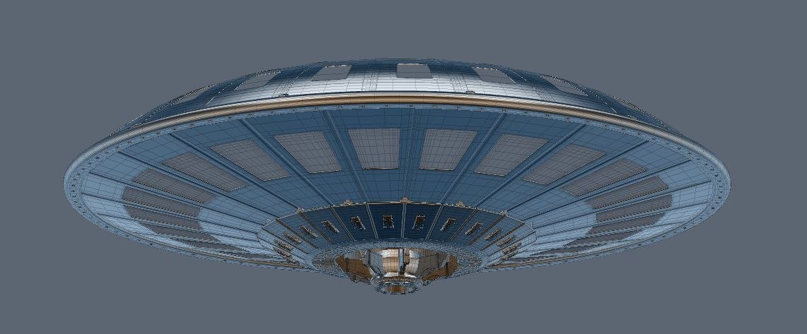 free ufo 3d blender model TurboSquid model  3D 1154092 Ufo