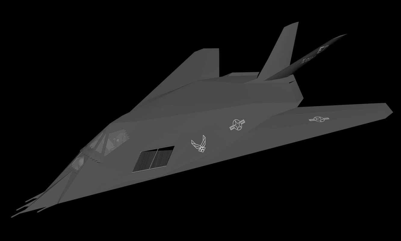 F-117a 3D model - TurboSquid 1154201