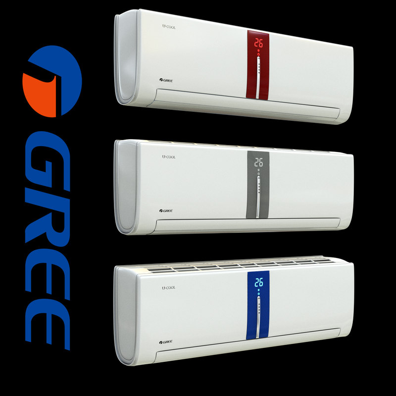 Airconditioner gree ucool model TurboSquid 1154216
