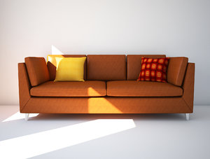 3D stockholm sofa ikea model