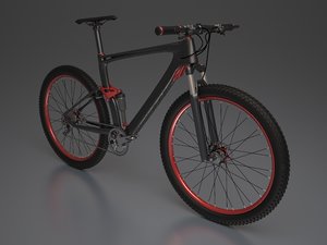 3D model mountain bike