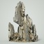 scanned landscape rocks stones 3D model
