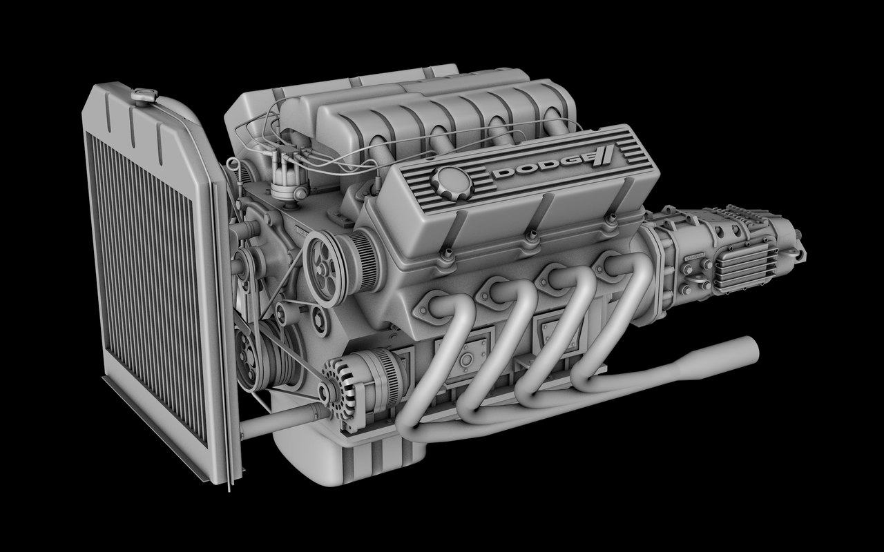 3d Car Engine Wallpaper