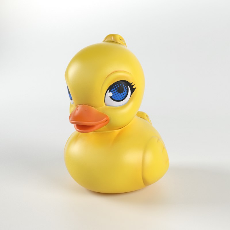 3d duck doll