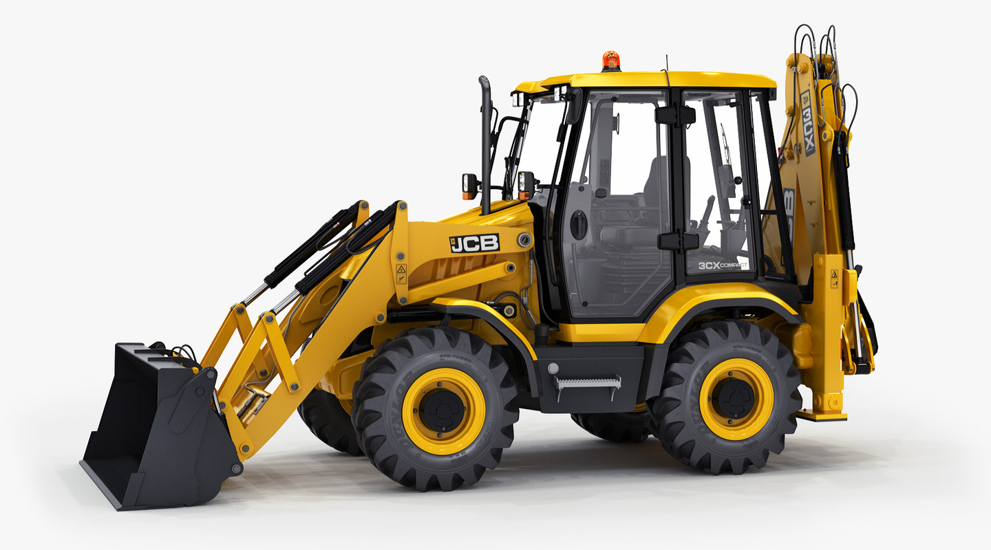 3cx license get backhoe loader 1154540 TurboSquid compact  3cx  3D model