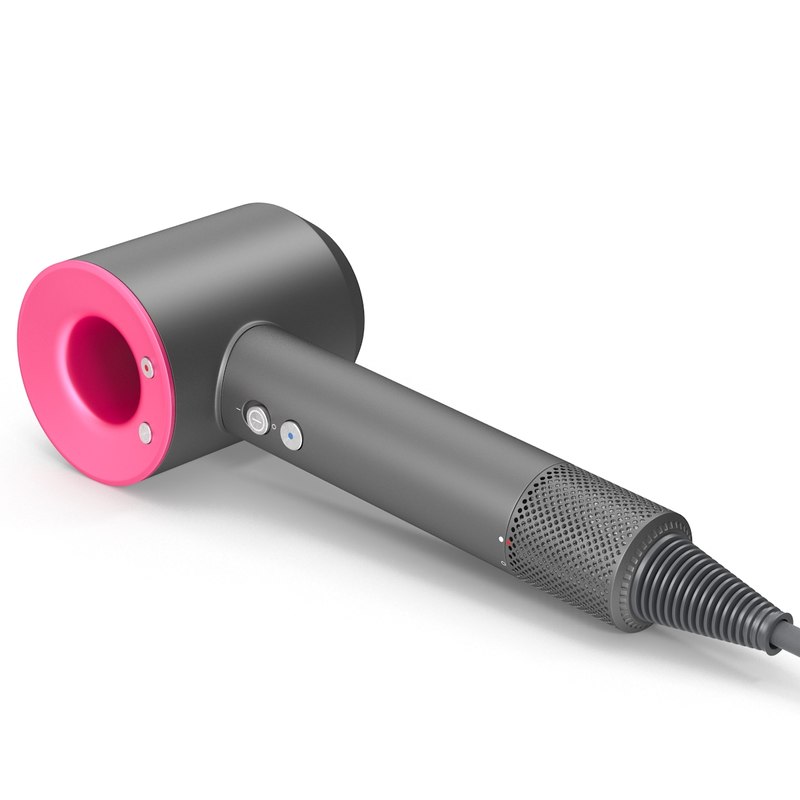 3D dyson hair dryer model TurboSquid 1154605
