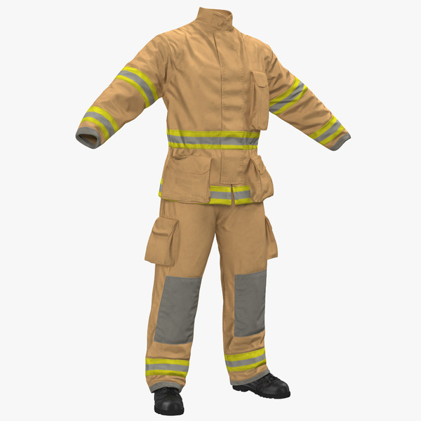 firefighter uniform 2 3D model