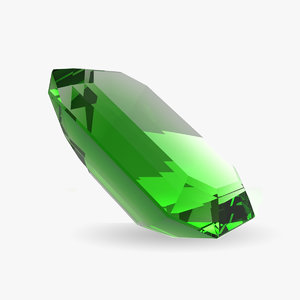 3D emerald model