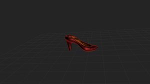 heel shoe 3D