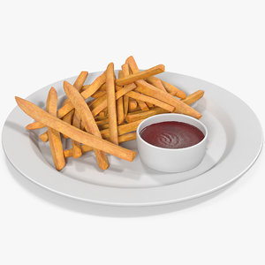 3D french fries 3