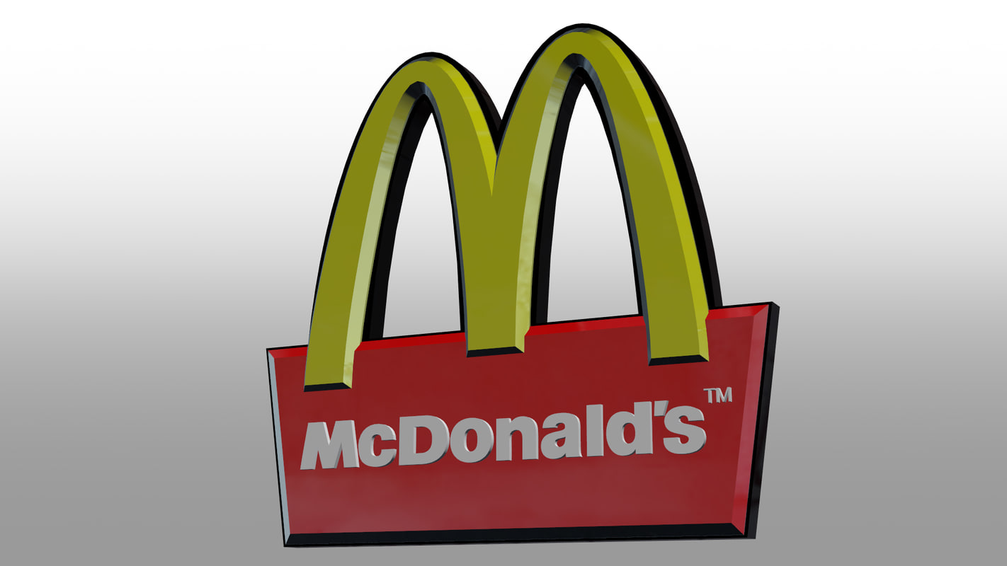 Mcdonald s sign 3D - TurboSquid 1154877