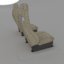 3D bentley seat le model