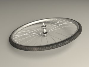 bike wheel 3D model